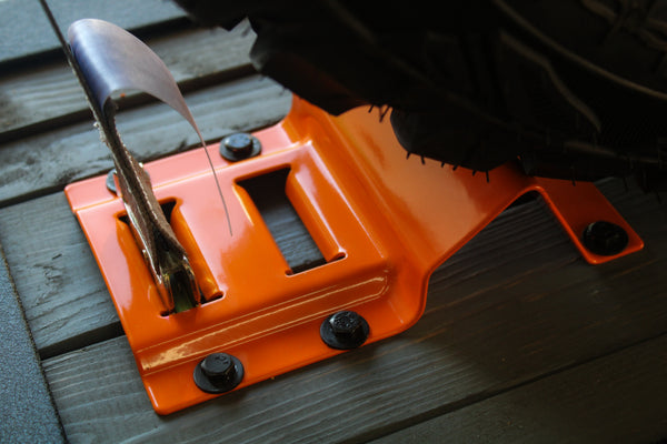 E-Track Wheel Chock Kit with 2" x 16' Ratchet Straps